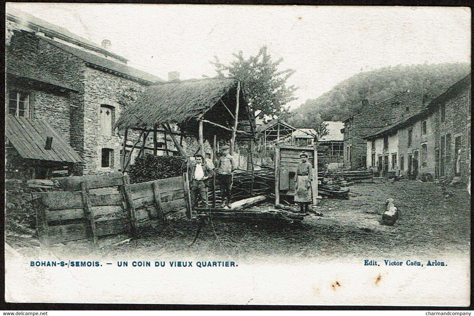 Bohan Sur Semois - Vresse - Un Coin Du Vieux Quartier - Animée - Circulée  -Edit. Victor Caën Arlon - Voir Scans - Vresse-sur-Semois