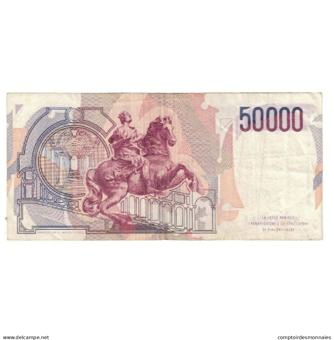 Billet, Italie, 50,000 Lire, 1984, 1984-02-06, KM:113a, TTB - 50000 Liras