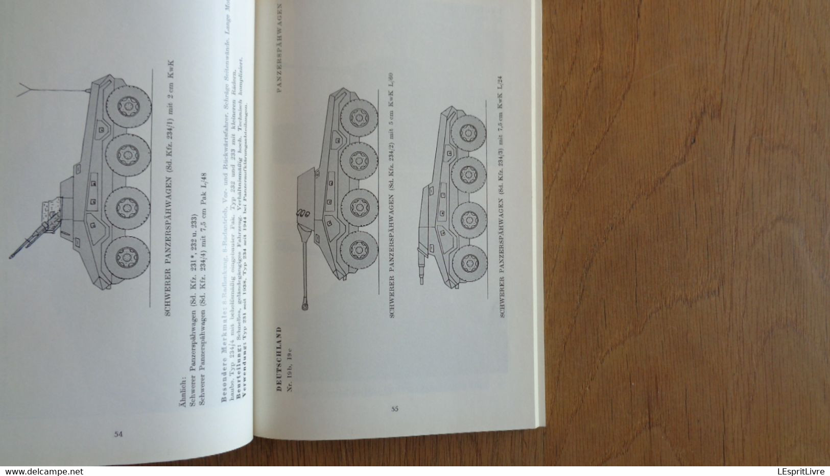 TASCHENBUCH DER PANZER 1943-1954 Senger Etterlin Blindés Tank Char Armée Alelmande Italienne Russe Américaine Française