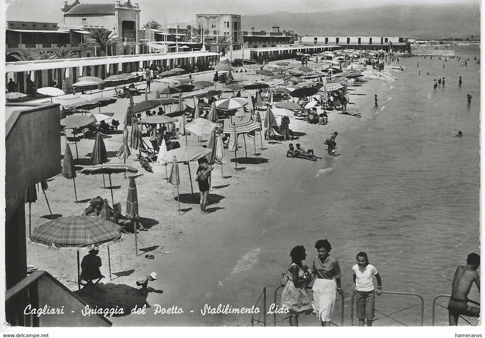 Cagliari - Spiaggia Del Poetto - Stabilimento Lido - H7733 - Cagliari