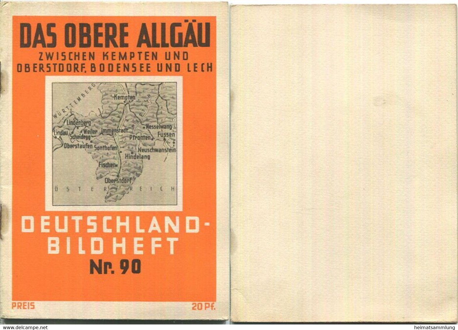 NR. 90 Deutschland-Bildheft - Das Obere Allgäu - Zwischen Kempten Und Oberstdorf Bodensee Und Lech - Other & Unclassified