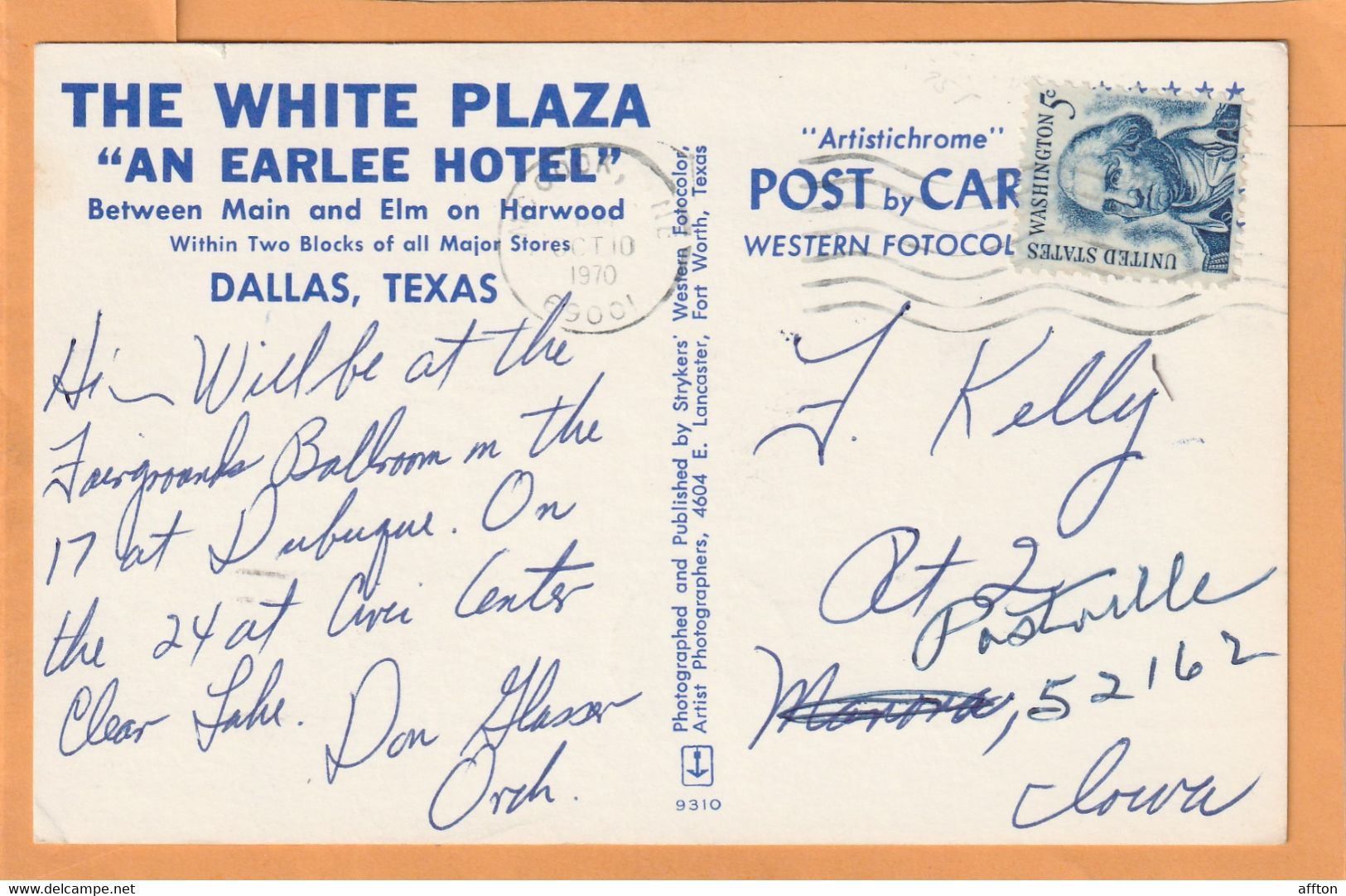 Dallas Tex Coca Cola Advertising Sign Old Postcard - Dallas