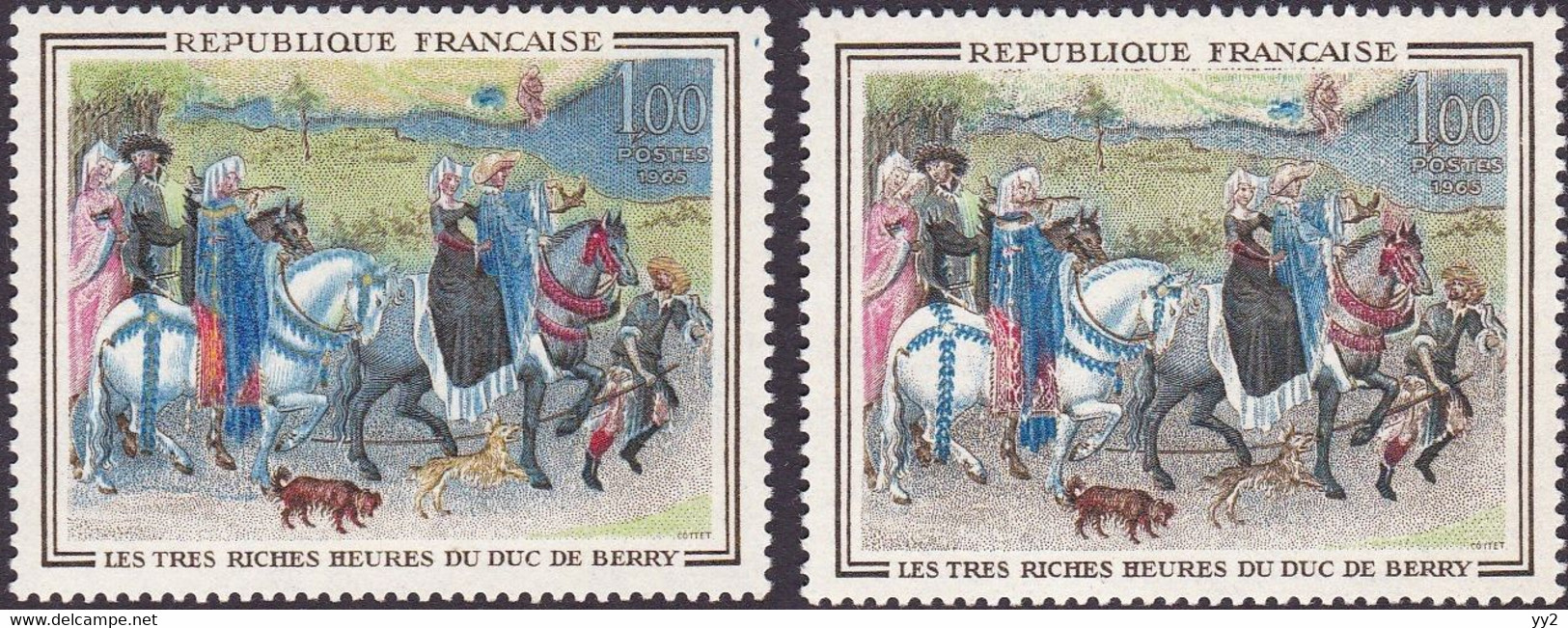 1457, Variété Sans Le Jaune, Neuf, Vendu Sans L'original - Nuovi