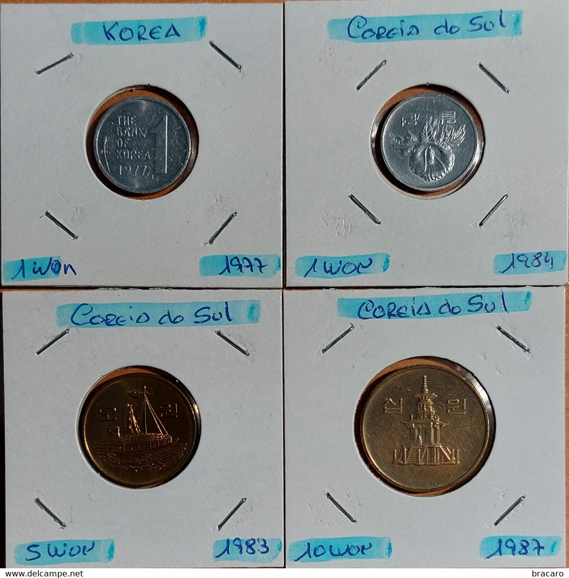SOUTH KOREA - 4 Coins (very Good Condition, As UNC) - Corée Du Sud