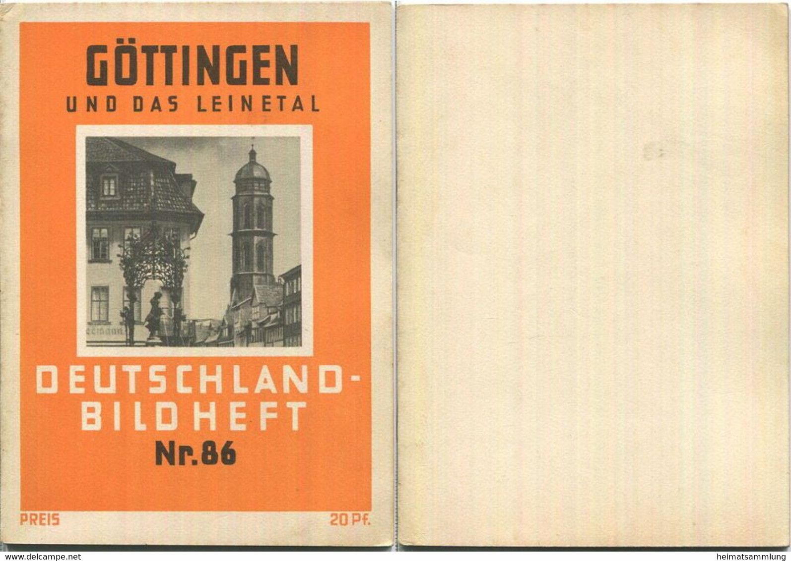 Nr. 86 Deutschland-Bildheft - Göttingen Und Das Leinetal - Otros & Sin Clasificación