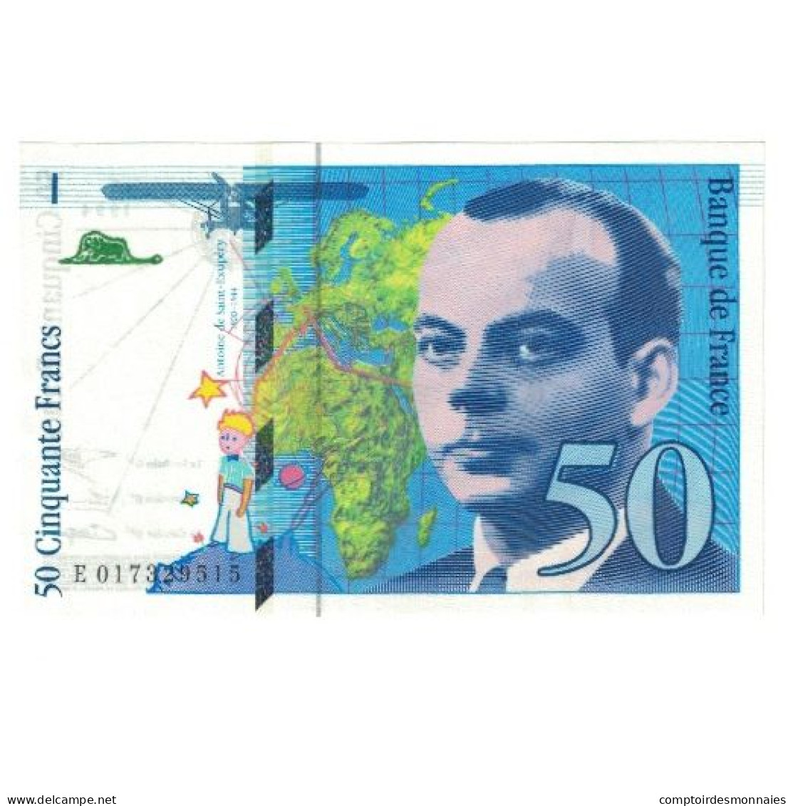 France, 50 Francs, St Exupéry, 1994, D.Bruneel-J.Bonnardin-Y.Barroux, NEUF - 50 F 1992-1999 ''St Exupéry''