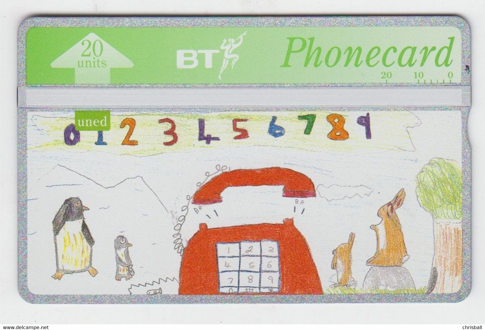 BT Welsh School Design Phonecard - Mint Unused (Telephone) - BT Emissions Commémoratives