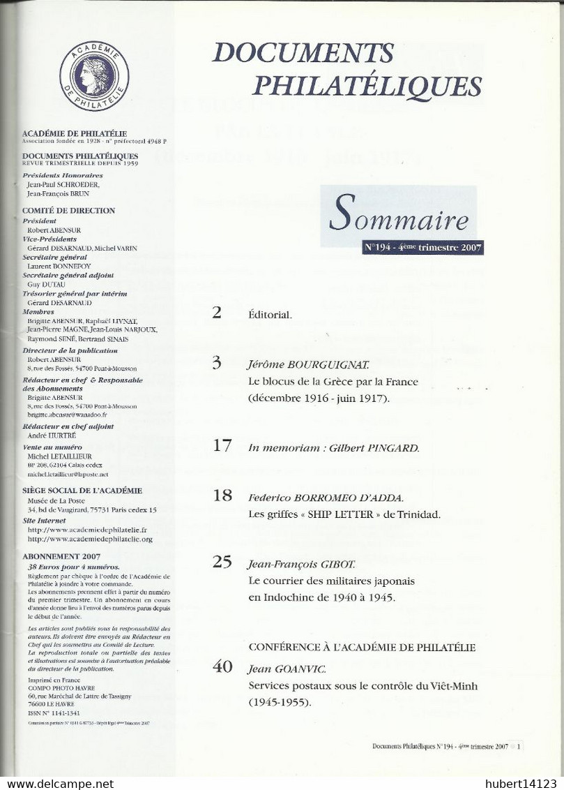 DOCUMENT PHILATELIQUE N° 185 DE 2005 40 PAGES - Sonstige & Ohne Zuordnung