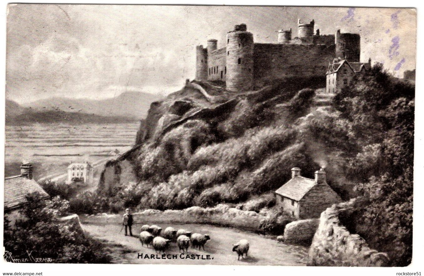 Harlech Castle Dennis & Sons - Merionethshire