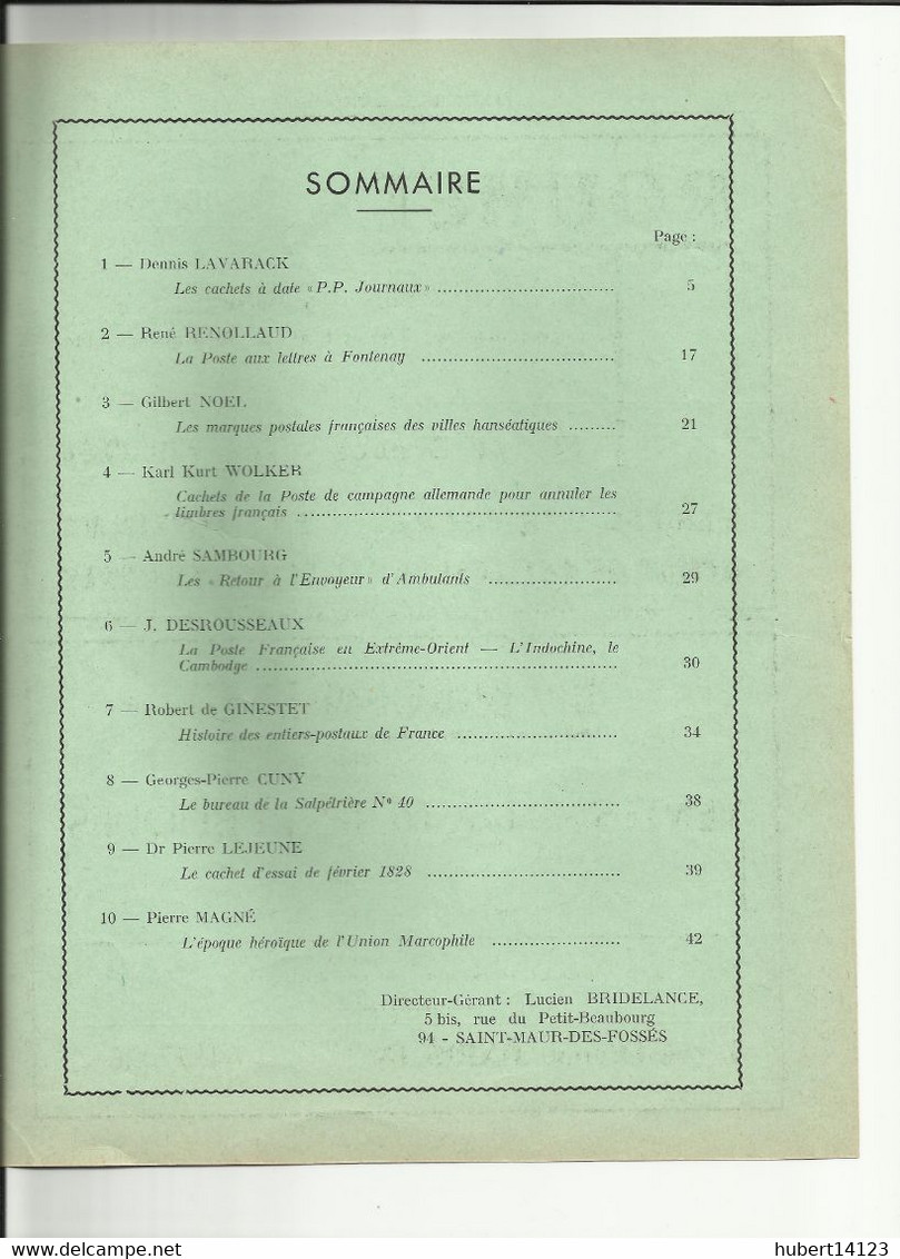 LES FEUILLES MARCOPHILES N° 180 De 1970 60 PAGES - Andere & Zonder Classificatie