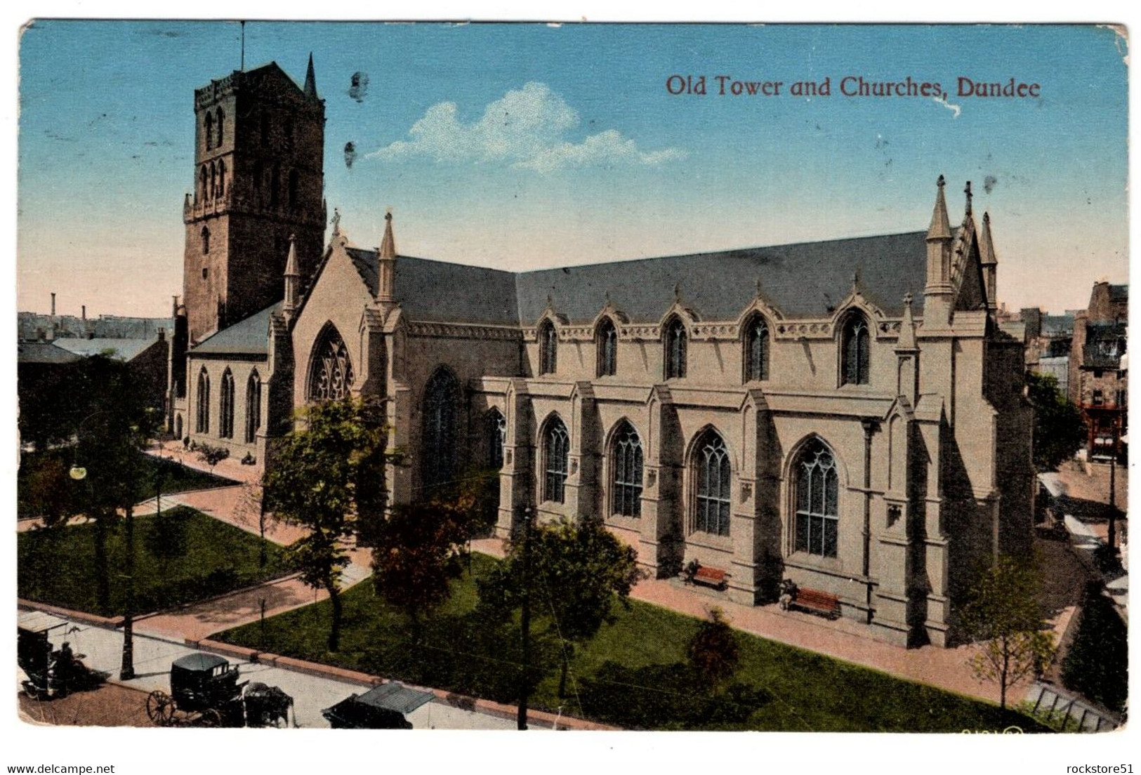 Old Tower And Churches Dundee - Dunbartonshire