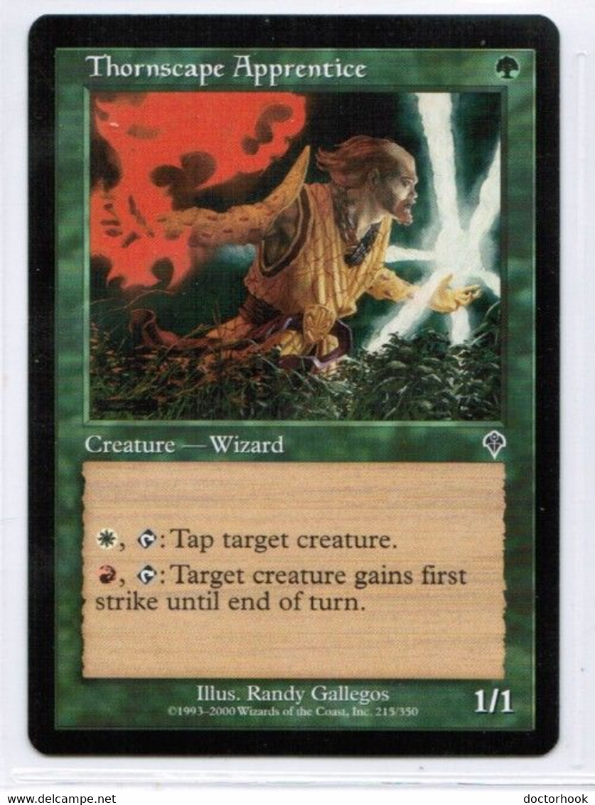 MAGIC The GATHERING  "Thornscape Apprentice"---INVASION (MTG--115-1) - Andere & Zonder Classificatie