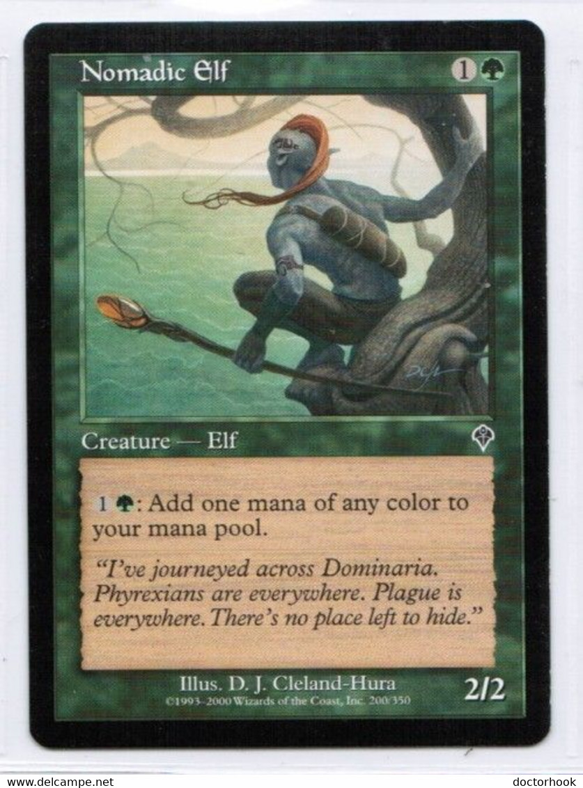 MAGIC The GATHERING  "Nomadic Elf"---INVASION (MTG--115-2) - Andere & Zonder Classificatie