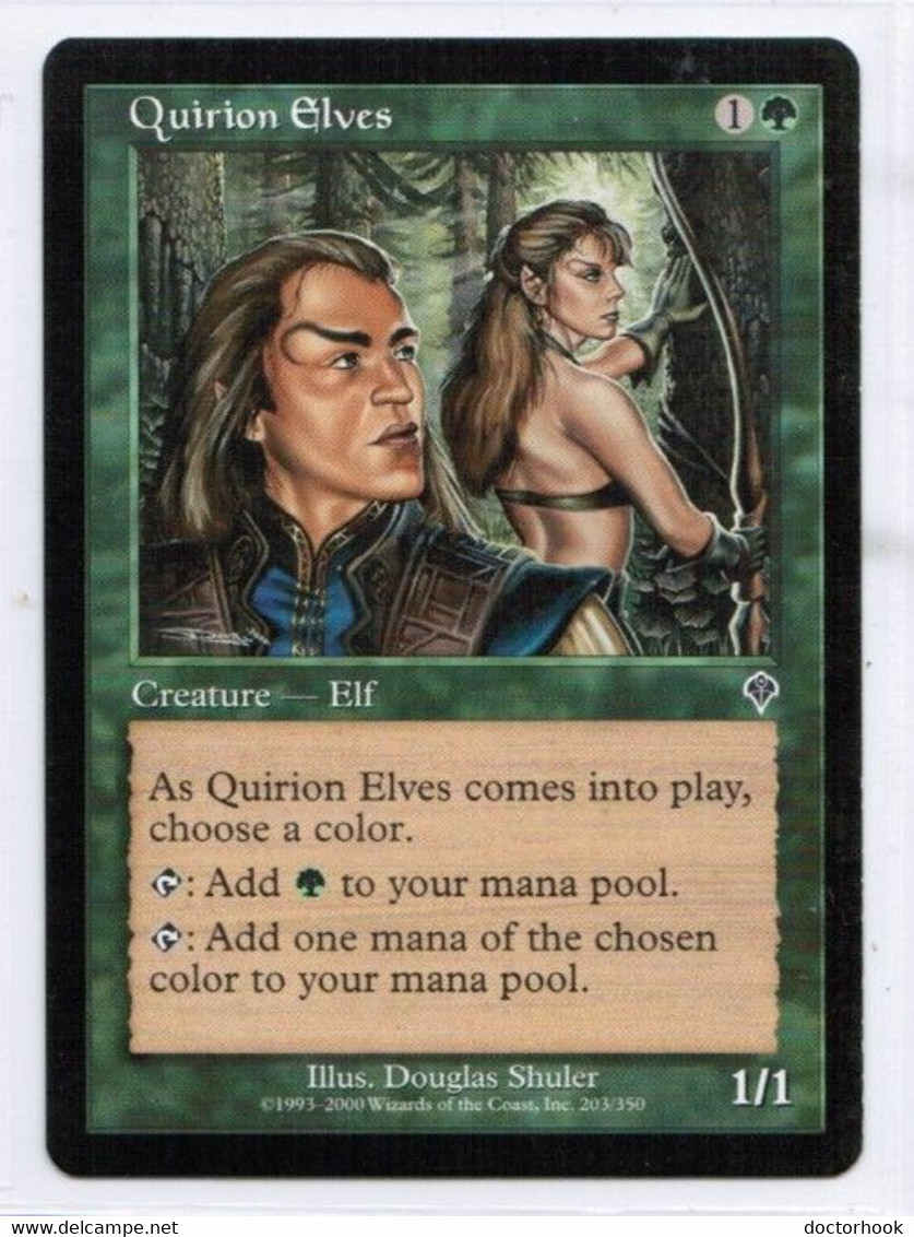 MAGIC The GATHERING  "Quirion Elves"---INVASION (MTG--115-3) - Sonstige & Ohne Zuordnung