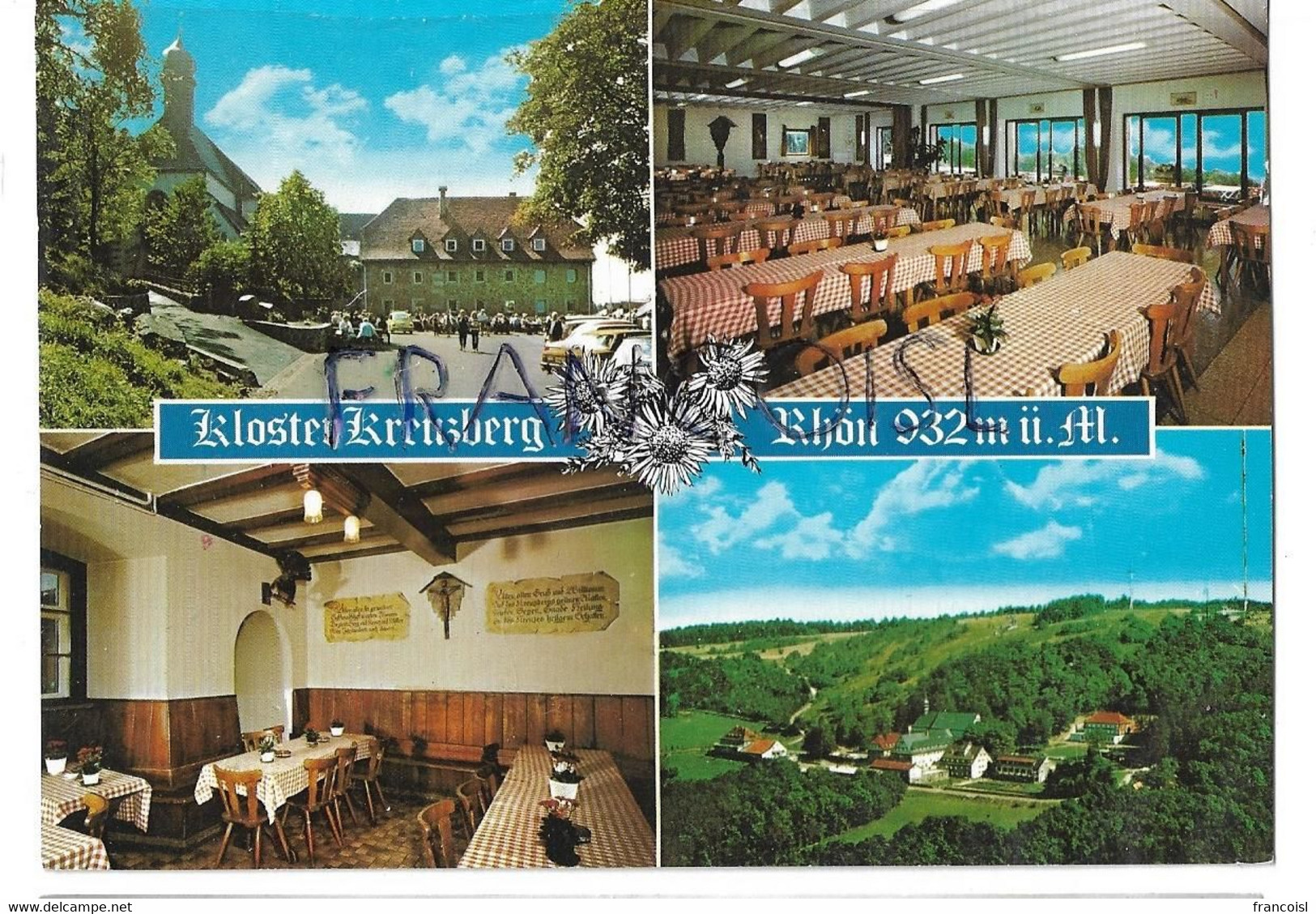 Bischofsheim An Der Rhön. Kloster Kreuzberg. Carte Mosaïque. - Bad Koenigshofen