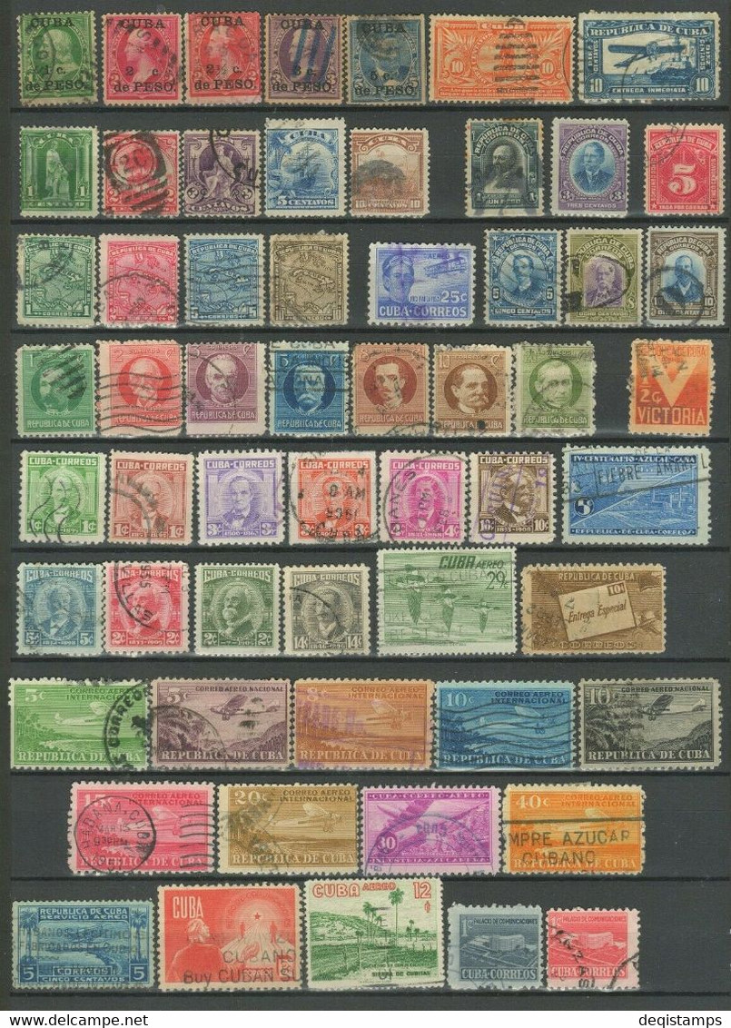 Spanish & US Cuba 1874/1930 ☀ Small Collection ☀ MH/ Used - Cuba (1874-1898)