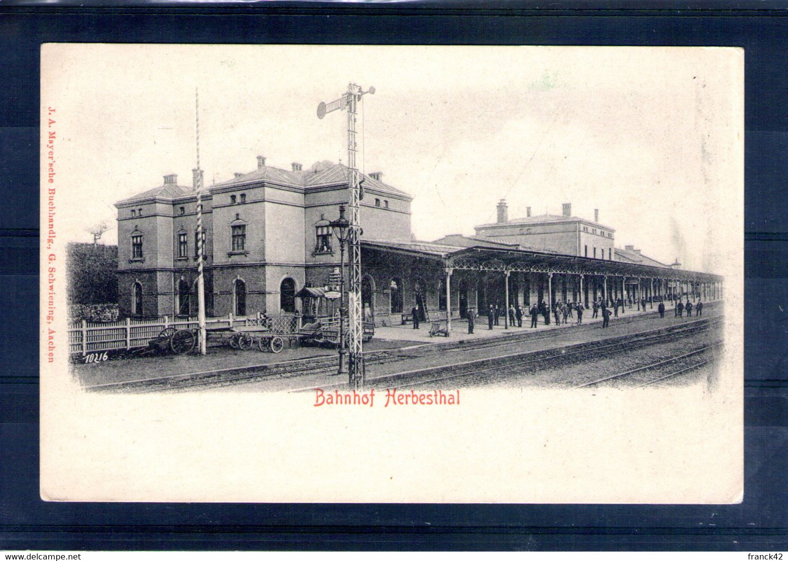 Belgique. Herbesthal. La Gare - Lontzen