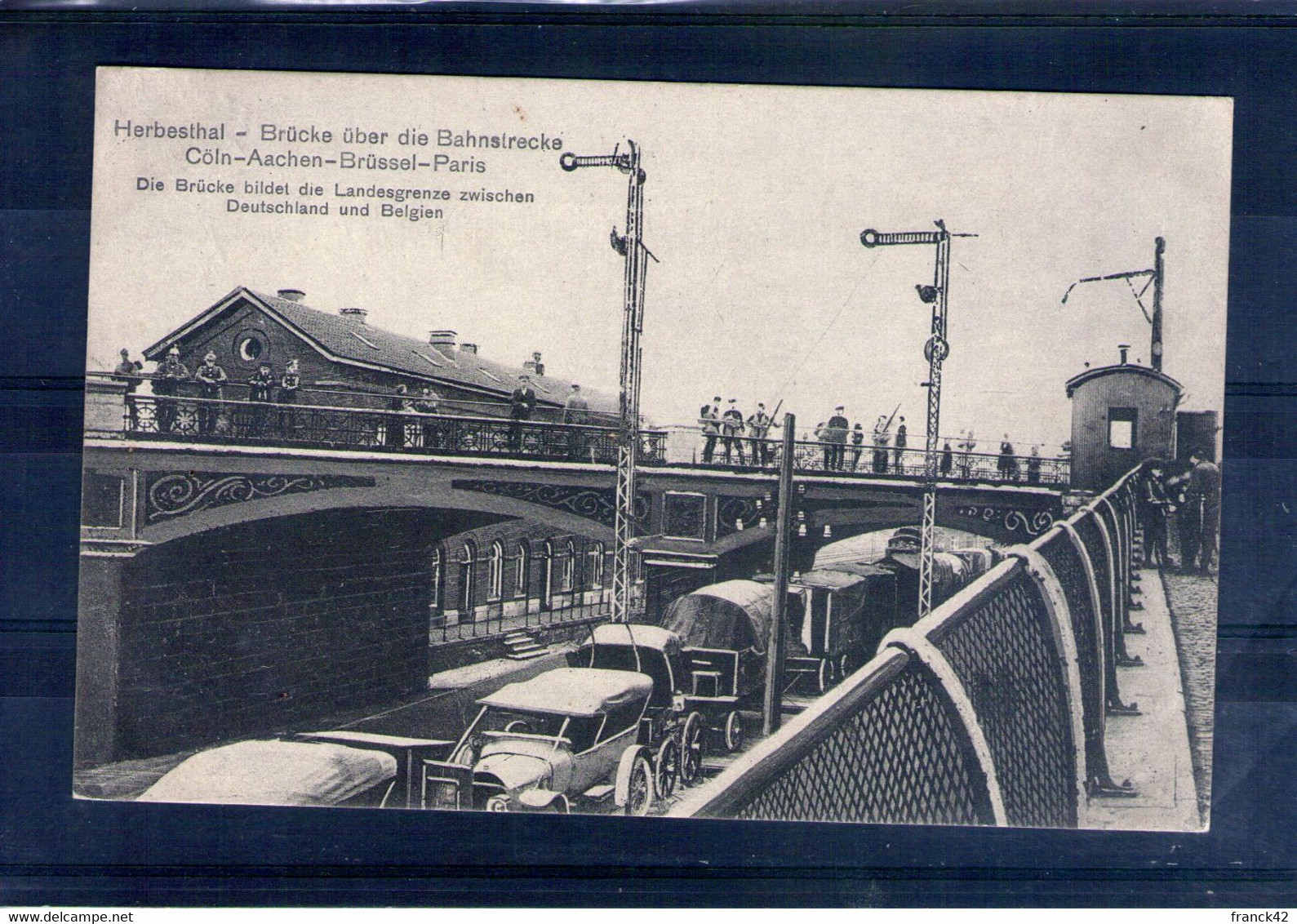 Belgique. Herbesthal. Le Pont Et La Gare - Lontzen