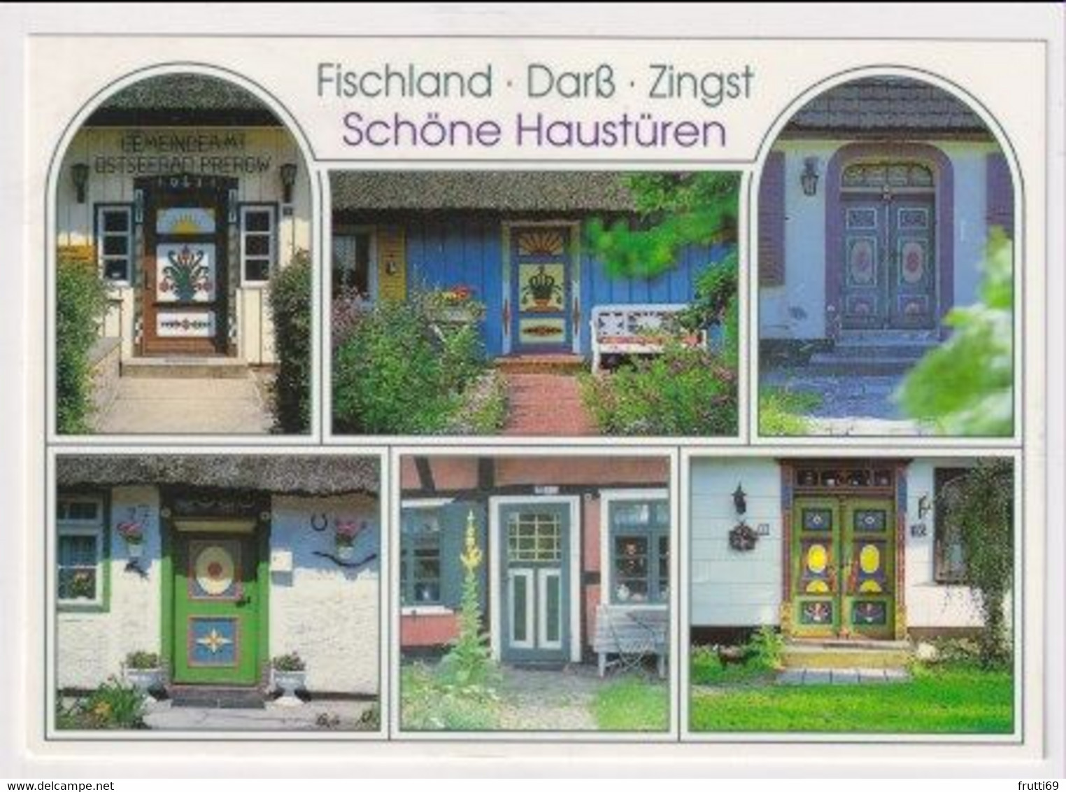 AK 06516 GERMANY - Fischland - Darß - Zingst - Schöne Haustüren - Fischland/Darss