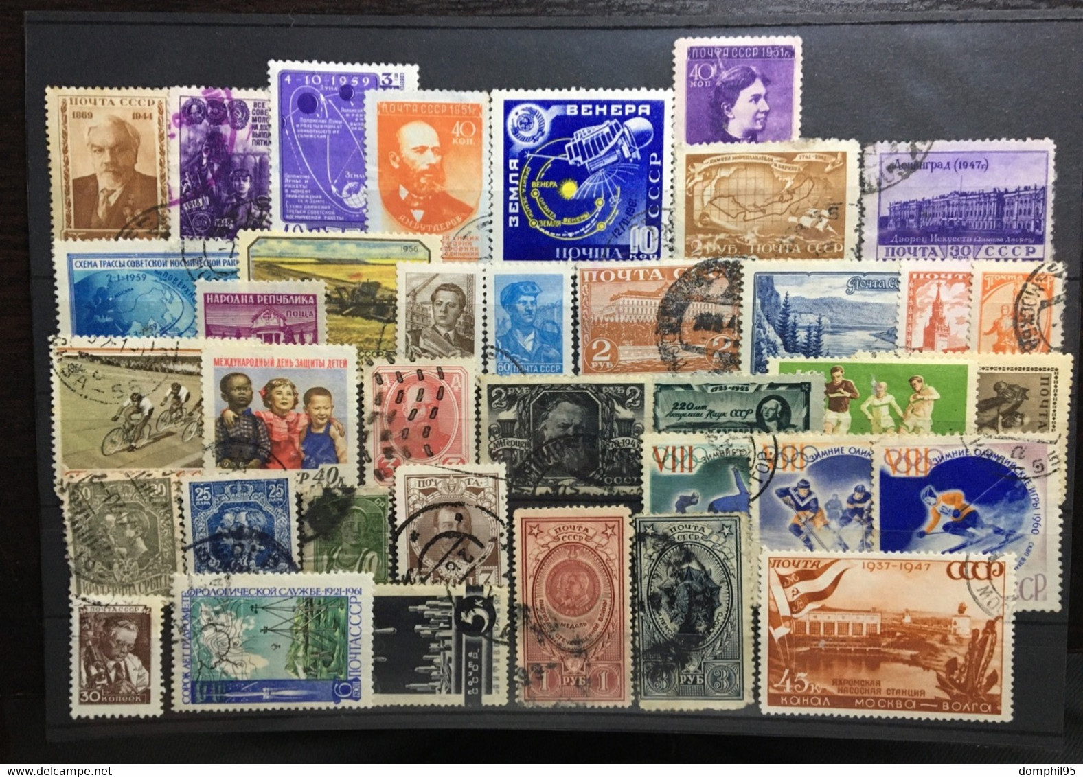 RUSSIE - Lot De 55 Timbres Anciens Oblitérés - Collections