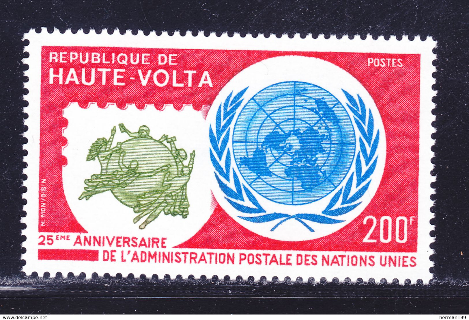 HAUTE-VOLTA N°  395 ** MNH Neuf Sans Charnière, TB (D9835) Administration Postale Des Nations-Unies - 1976 - Haute-Volta (1958-1984)