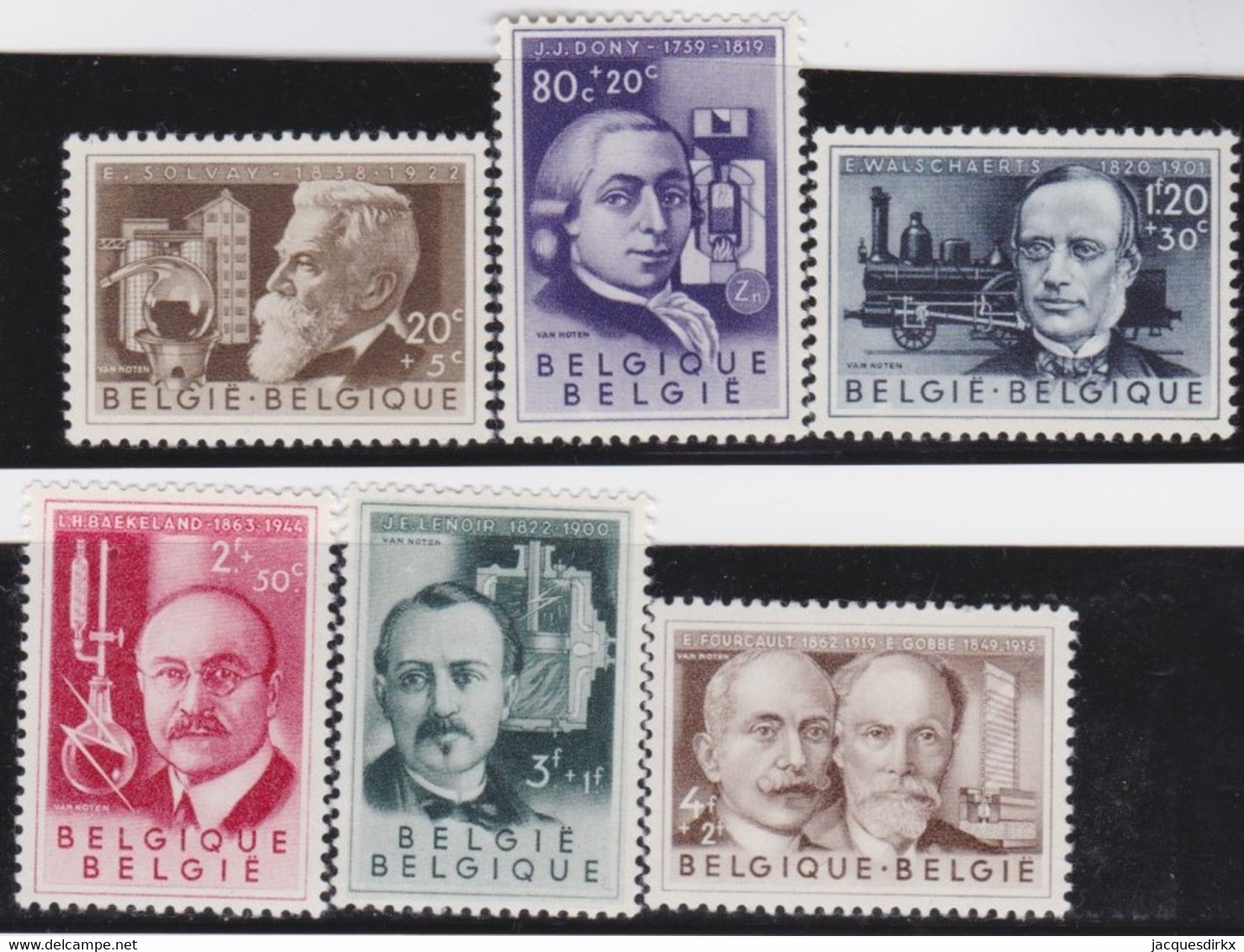 Belgie     .    OBP   .   973/978       .    **    .    Postfris   .   /   .  Neuf SANS Charnière - Unused Stamps