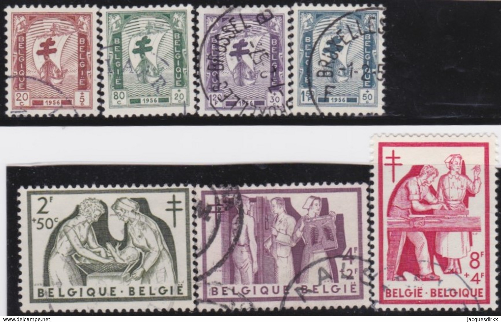 Belgie     .    OBP   .  998/1004      .      O       .    Gestempeld     .   /   .  Oblitéŕe - Used Stamps