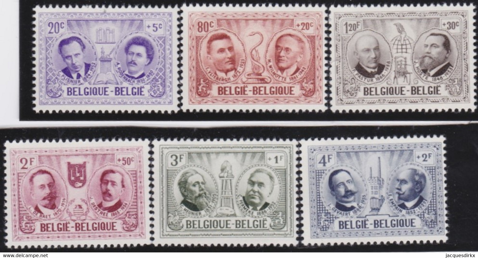 Belgie     .    OBP   .     1013/1018      .    **    .    Postfris   .   /   .  Neuf SANS Charnière - Unused Stamps