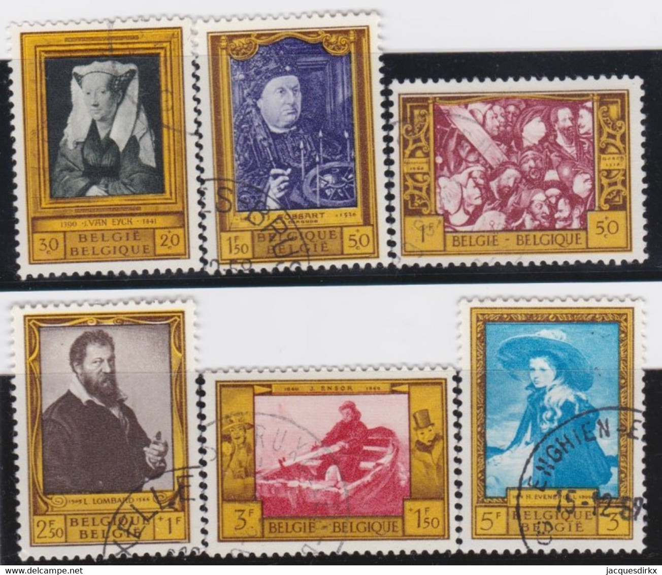 Belgie     .    OBP   .    1076/1081     .      O       .    Gestempeld     .   /   .  Oblitéŕe - Used Stamps