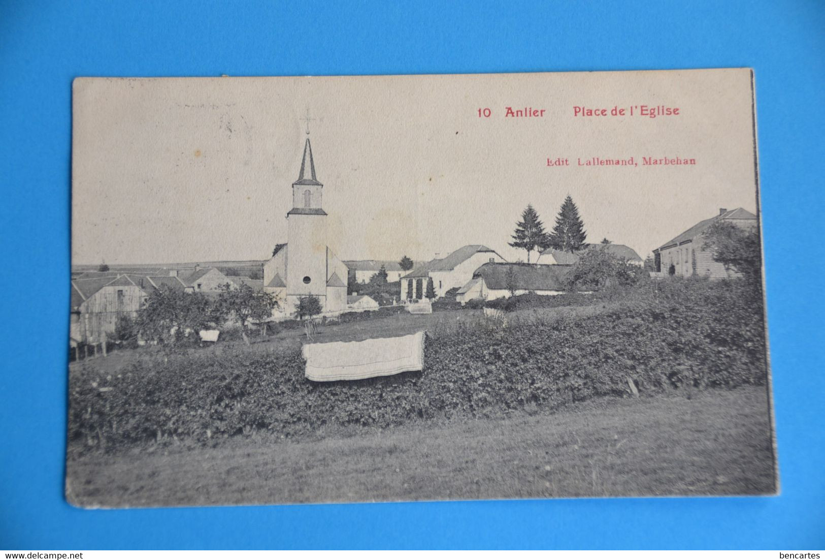 Anlier 1910: Place De L'Eglise - Habay