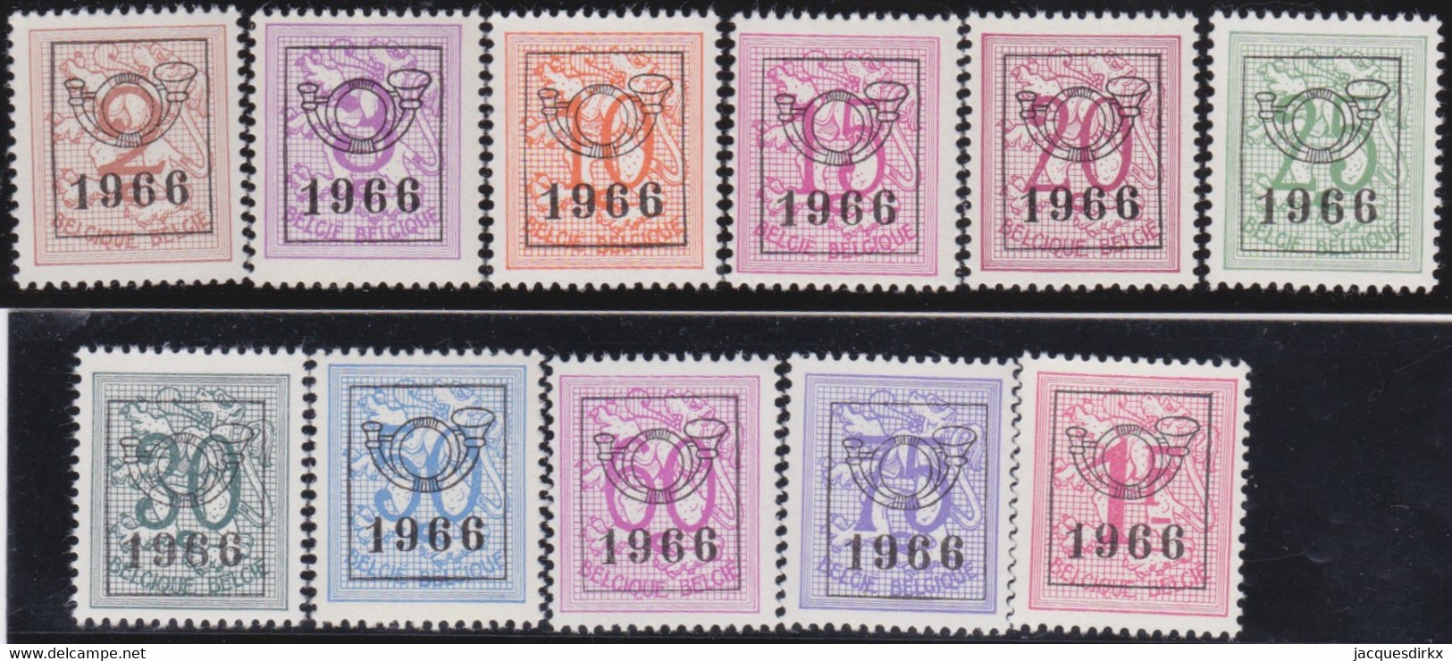 Belgie   .   OBP   .   PRE  769/779       .   **    .    Postfris   .  / .  Neuf SANS Charnière - Typos 1951-80 (Chiffre Sur Lion)