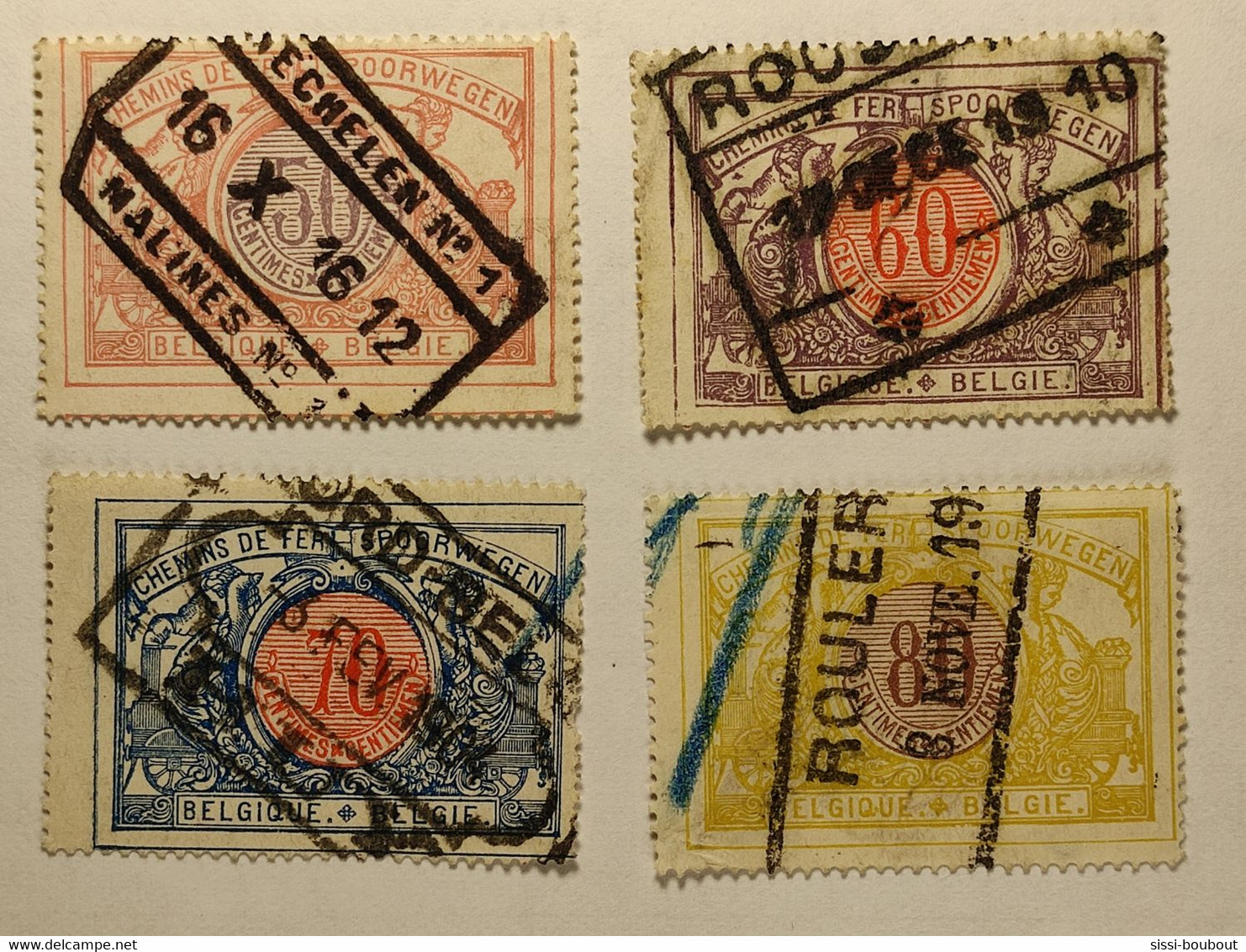 Timbres De BELGIQUE "Oblitérés" - Poste Timbres Colis Postaux - N° (Voir Au Descriptif) - Marken