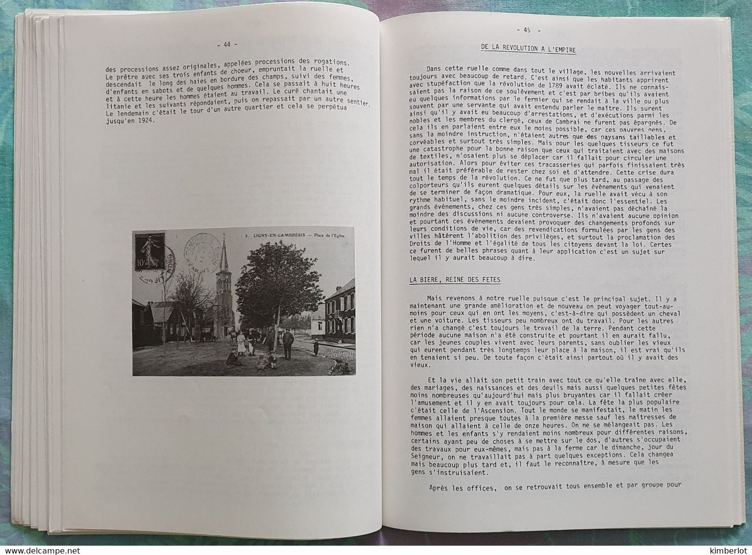 LIGNY EN CAMBRESIS - MON VILLAGE D HIER A AUJOURD'HUI De J TORDOIT - JADIS EN CAMBRESIS 1980 - Geschiedenis