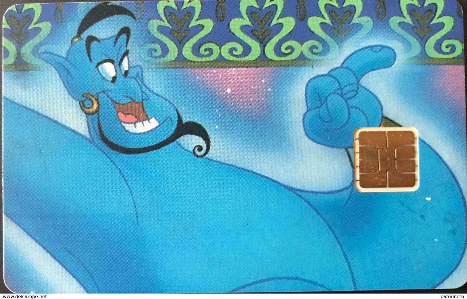 FRANCE  -  CARTES-JEUX  - ALADIN  - Le GENIE  -  20 Unités - Pasaportes Disney