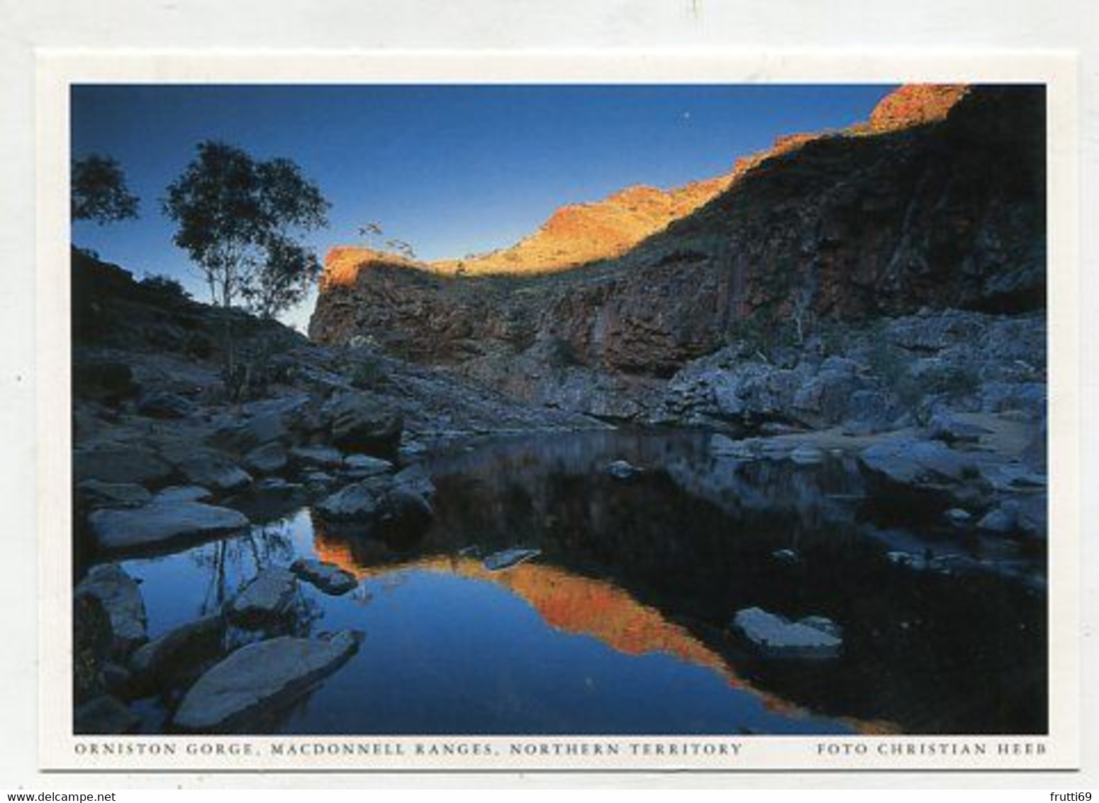 AK 06599 AUSTRALIA - Northern Territory -  MacDonnell Ranges - Orniston Gorge - Zonder Classificatie