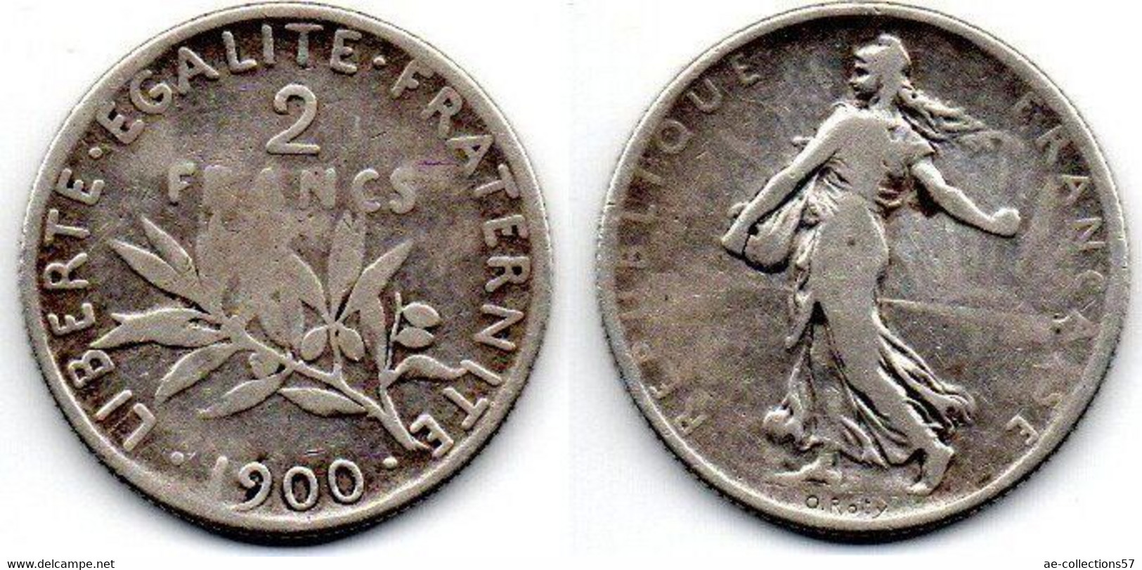 2 Francs 1900 TB - Autres & Non Classés