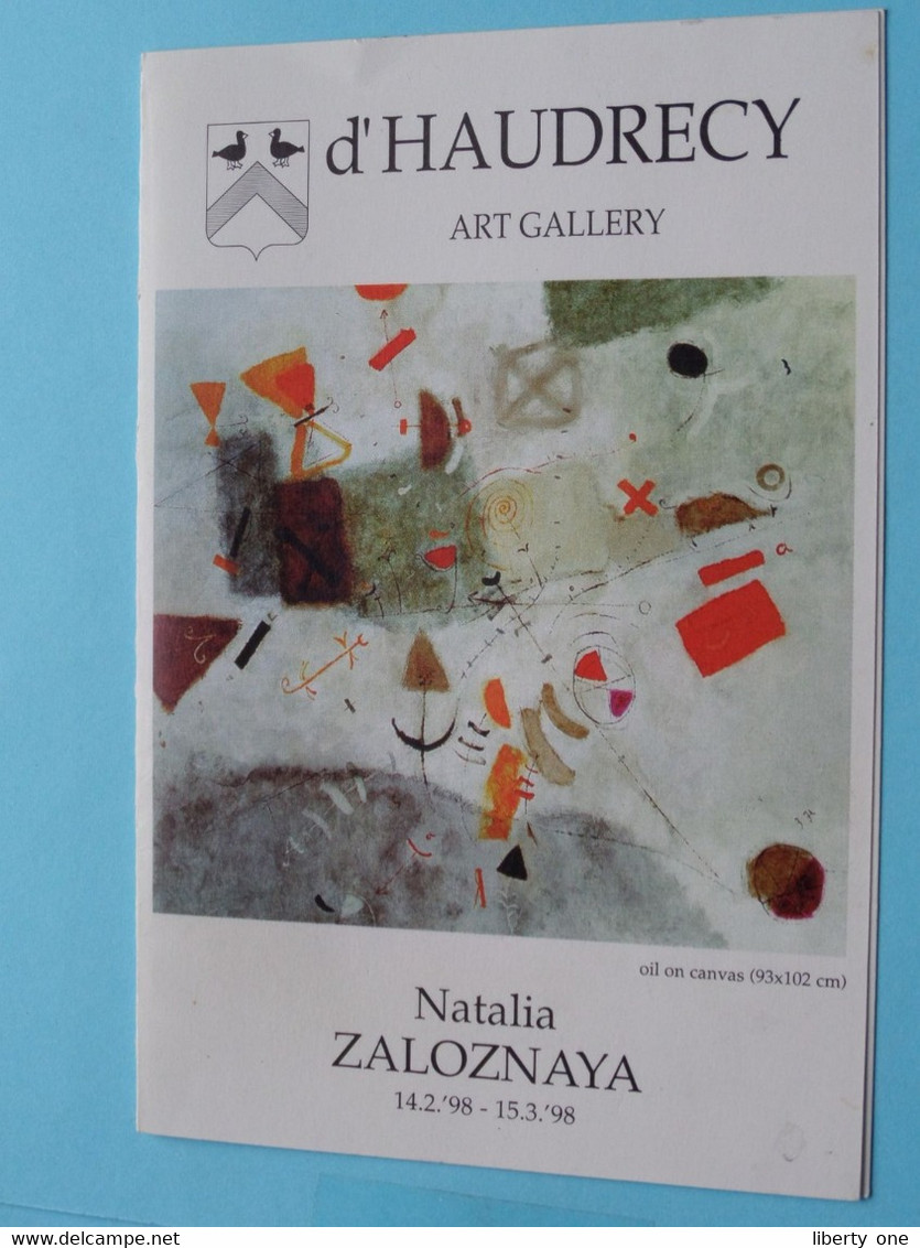 D'HAUDRECY - ART Gallery > Natalia ZALOZNAYA > Oil On Canvas ( KNOKKE-ZOUTE ) Anno 1998 ( Zie / Voir Photo ) ! - Olieverf