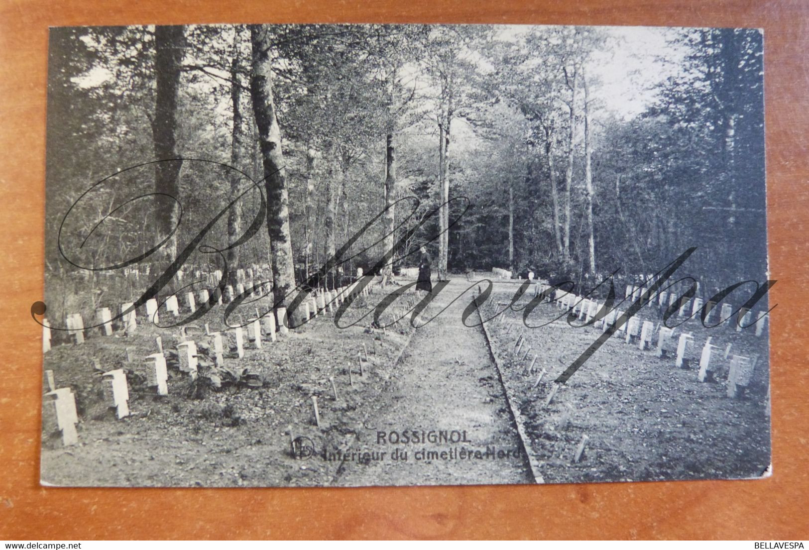 Rossignol Cimetiere Nord. Tombes Guerre  O.m. Commandants Bertaux,Levillian Rivière, Quinet & Soldat Du 1er Colonial - Tintigny