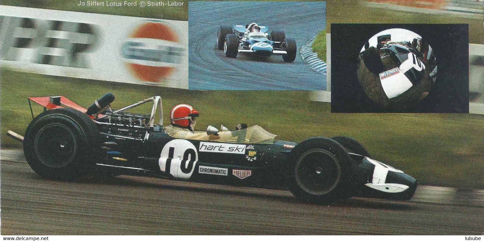 Jo Siffert Auf Lotus Ford  (Bio Strath Werbekarte)          Ca. 1970 - Grand Prix / F1