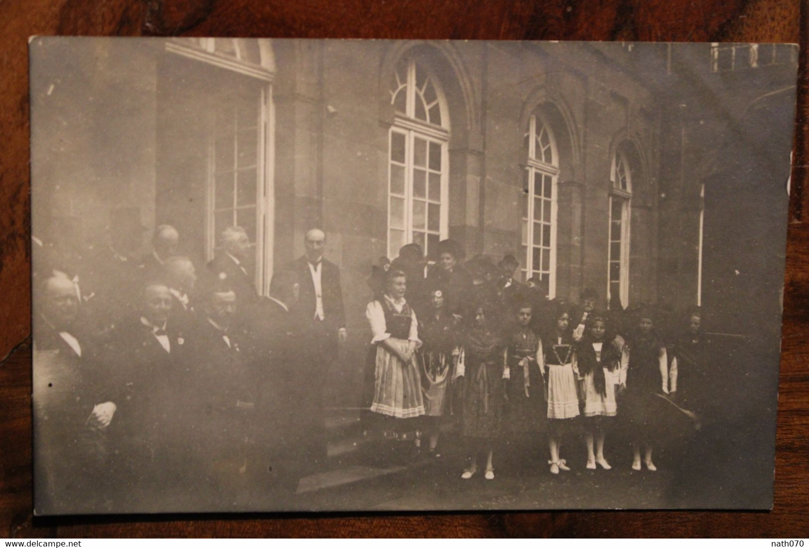 Carte Photo 1910's REICHSHOFFEN CPA Ak  Animée 67 Bas Rhin Mairie Cérémonie - Sonstige & Ohne Zuordnung