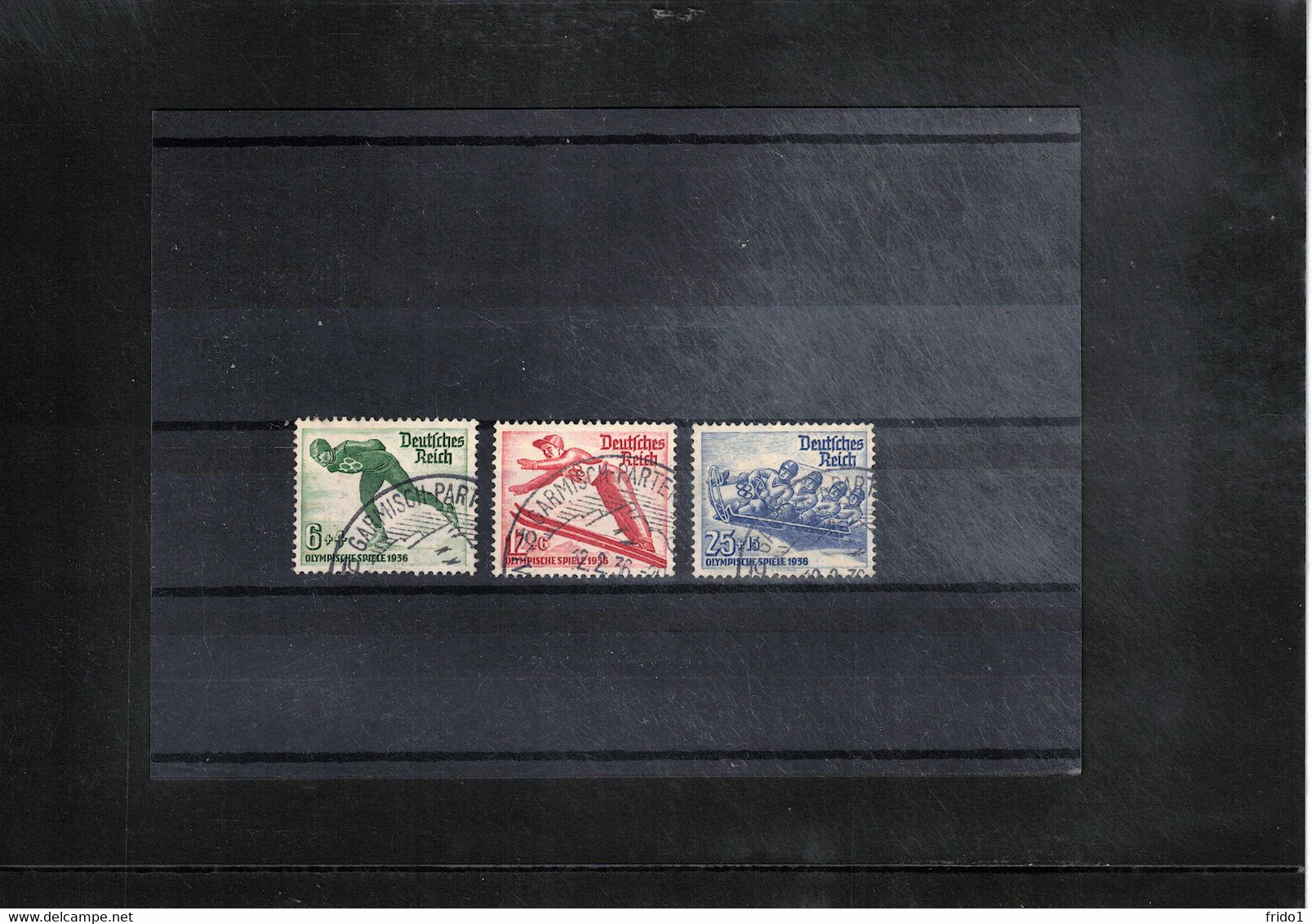 Germany / Deutschland 1935 Olympic Games Garmisch-Partenkirchen Fine Used Set - Hiver 1936: Garmisch-Partenkirchen