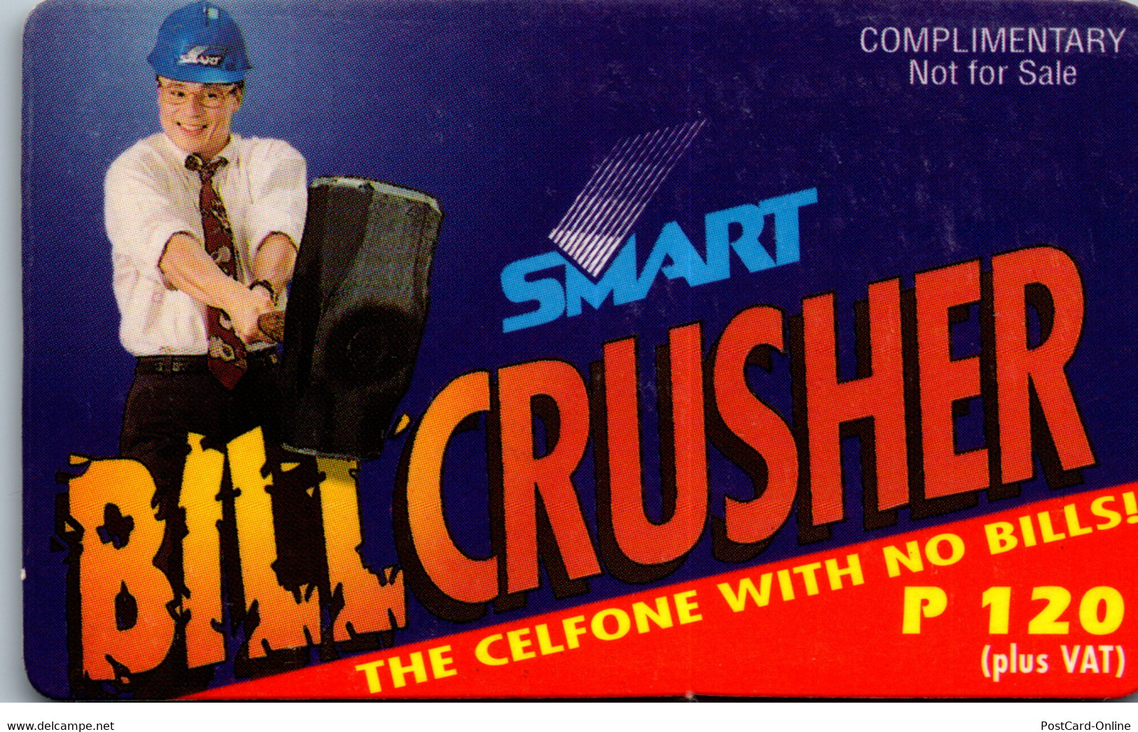 19218 - Philippinen - Smart , BillCrusher , Bill Crusher , Not For Sale , Complimentary - Philippines