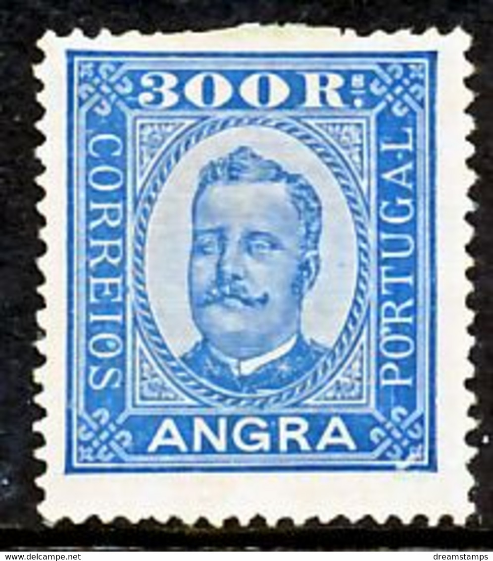 !										■■■■■ds■■ Angra 1892 AF#12 (*) King Carlos Neto 300 Réis 13,5 (x8986) - Angra