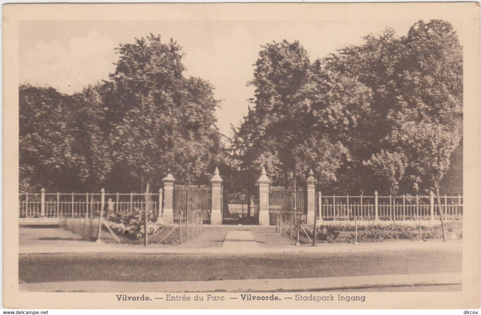 Vilvoorde - Ingang Stadspark (gelopen Kaart Zonder Zegel) - Vilvoorde