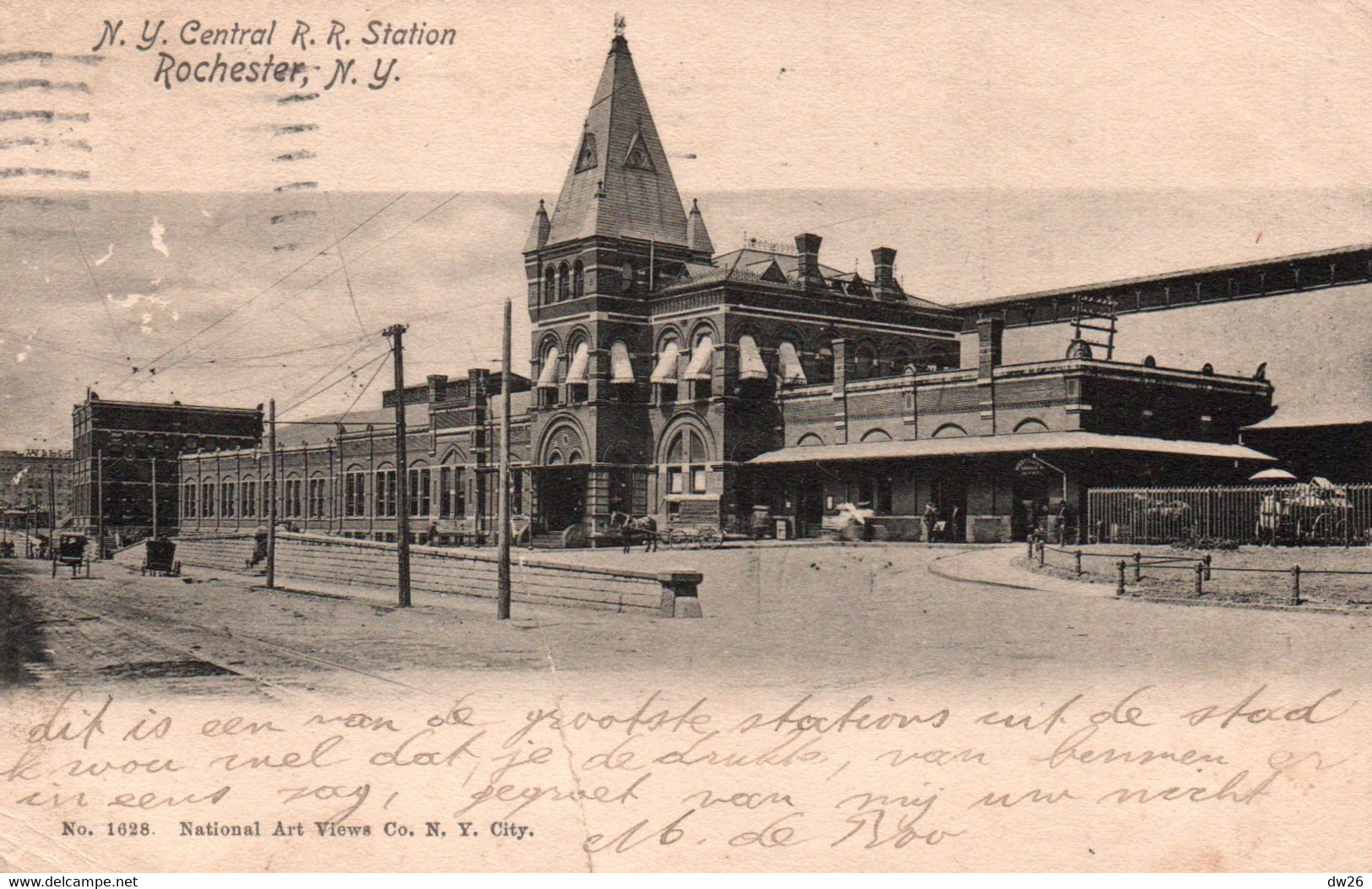 New York - N.Y Central R.R. Station - Rochester - Postcard N° 1628 - Rochester