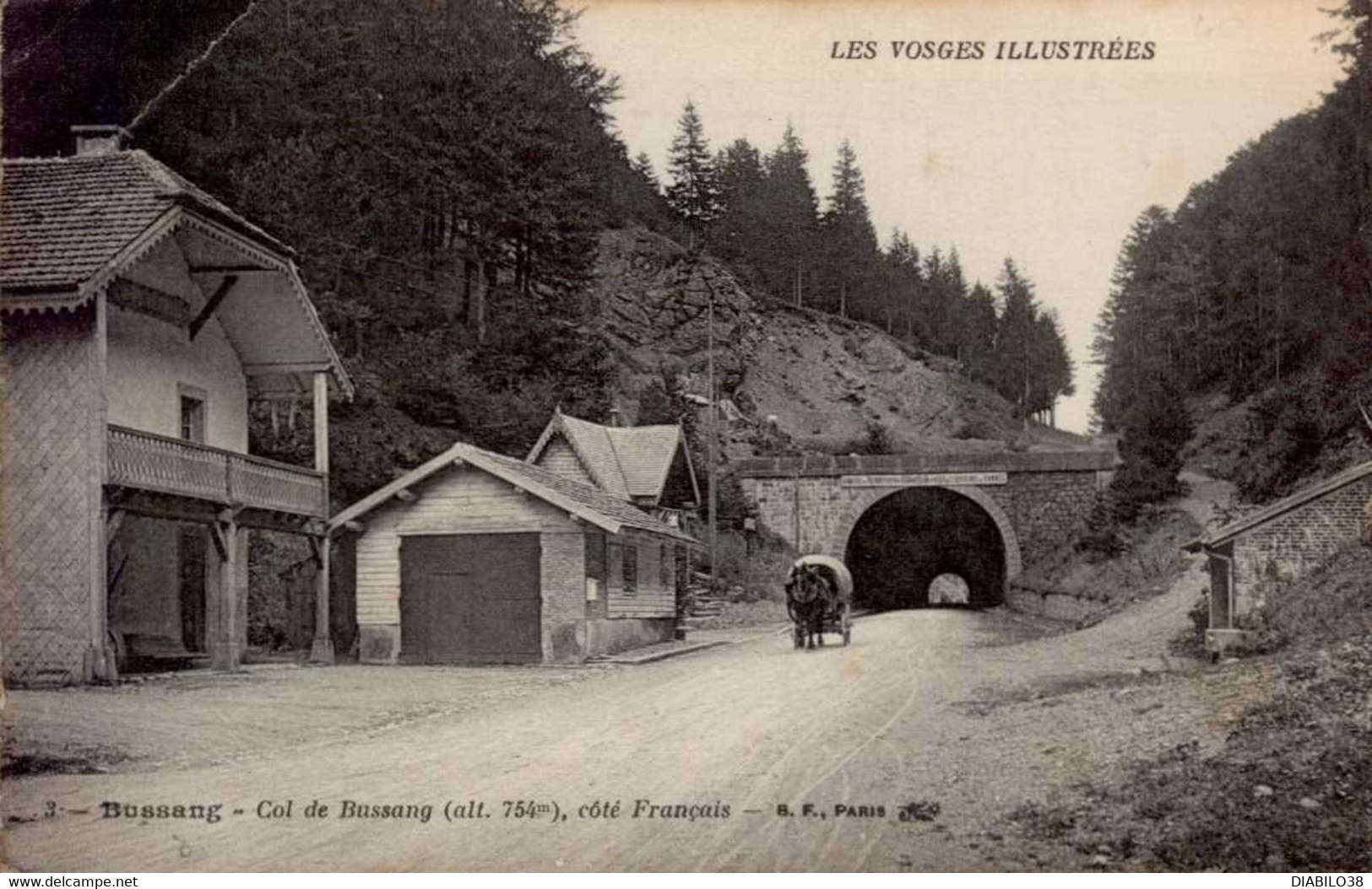 BUSSANG   ( VOSGES )   COL DE BUSSANG, COTE FRANCAIS - Col De Bussang