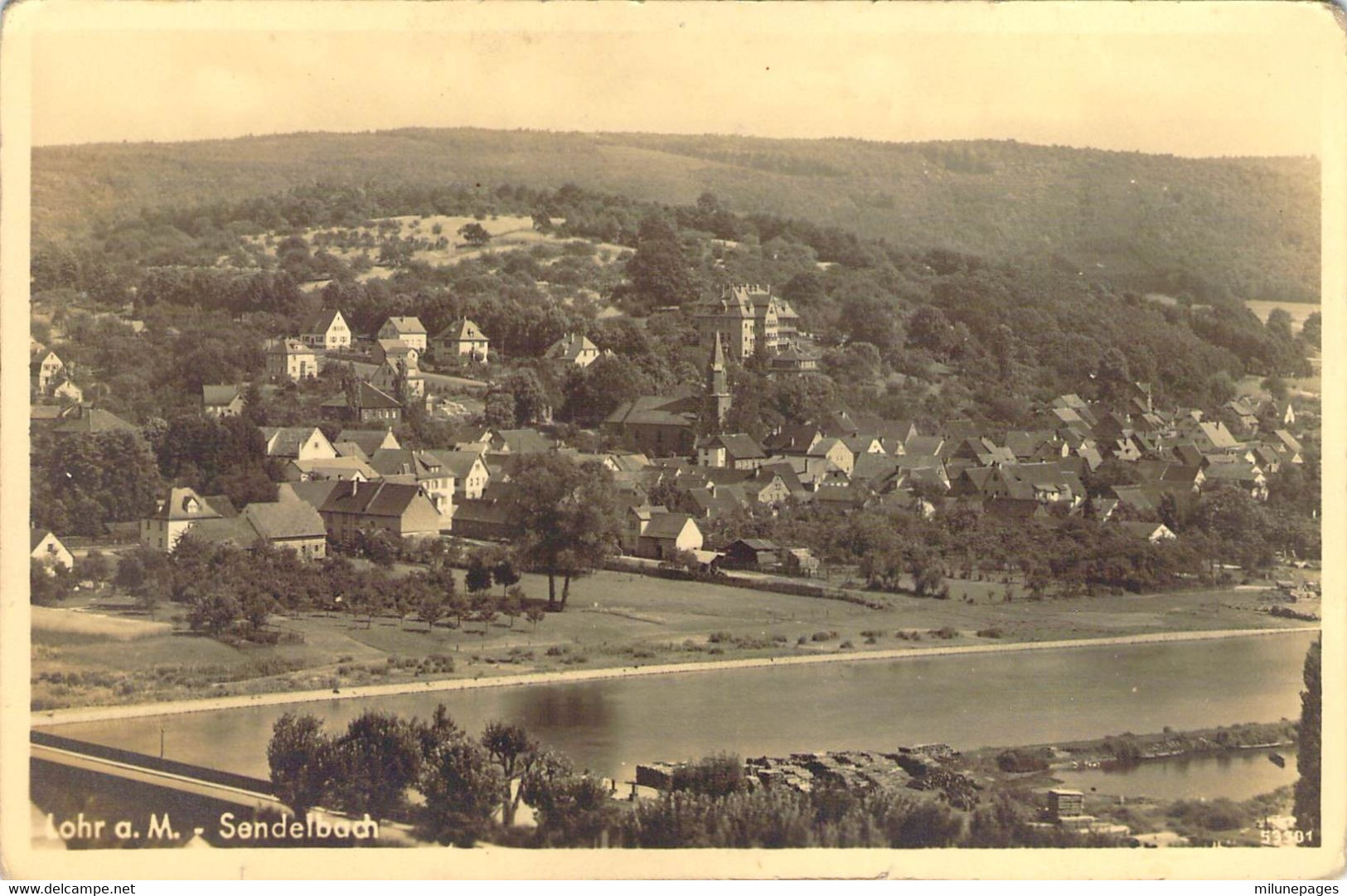 Allemagne Germany Vue Générale De Lohr Am Main  Sendelbach - Lohr