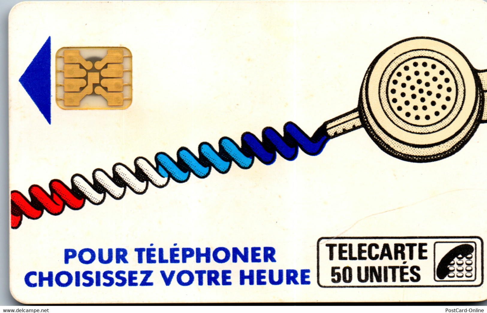 19261 - Frankreich - Pour Telephoner Choisissez Votre Heure , 50 Unites - Telefonschnur (Cordon)
