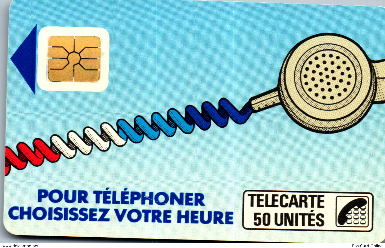 19262 - Frankreich - Pour Telephoner Choisissez Votre Heure , 50 Unites - Telefonschnur (Cordon)