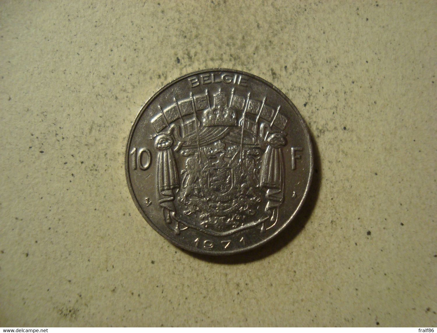 MONNAIE BELGIQUE 10 FRANCS 1971 ( En Néerlandais ) - 10 Francs